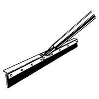 Floor Squeegees - Grey Blade, 24", Straight Blade Stor-it Systems