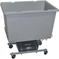 Scale Carts, Polyethylene, 33" L x 23" W x 33" H, 7 cu. ft. Volume, 250 lbs. Capacity NC473 | Stor-it Systems