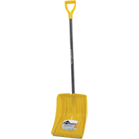 Alpine™ Snow Shovel, Polypropylene Blade, 13-9/10" Wide, D-Grip Handle, Wearstrip Included ND302 | Stor-it Systems