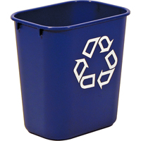 Recycling Container , Deskside, Plastic, 13-5/8 US Qt. NG274 | Stor-it Systems