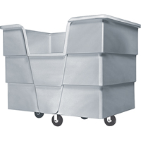 Jumbo Starcart™ Box Truck, Polyethylene, 65" L x 45" W x 54" H, 60 cu. ft. Volume, 1500 lbs. Capacity NG957 | Stor-it Systems