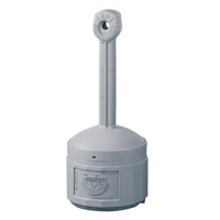 Smoker’s Cease-Fire<sup>®</sup> Cigarette Butt Receptacle, Free-Standing, Plastic, 4 US gal. Capacity, 38-1/2" Height NH832 | Stor-it Systems