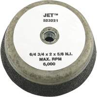 Resin Bond Cup Wheel, 4" x 2", 5/8"-11NC Arbor, Type 11 Stor-it Systems