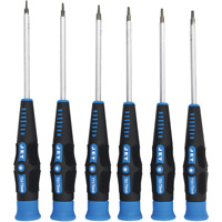 Jeu de tournevis de pr&eacute;cision Torx, 6 Stor-it Systems