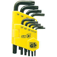 Jeu de cl&eacute;s inviolables JTK-9TP (9 morceaux), 9 mcx, Torx Stor-it Systems