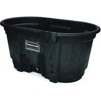 Stock Tank, 31" D x 53" W x 25-1/8" H, 800 lbs. Capacity, Black Stor-it Systems