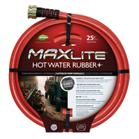 Hot Water Hose, Rubber, 5/8" dia. x 25' L NJ407 | Stor-it Systems