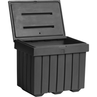 Economy Salt Sand Storage Container, 32" x 23" x 27-1/2", 10 cu. Ft., Grey Stor-it Systems