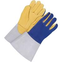 Gants pour soudeur TIG avec poignet de 5,5", Cuir fleur de daim, Taille 10 Stor-it Systems