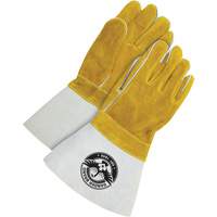 Gants pour soudeur avec poignet de 5", Cuir de vache refendu, Taille Taille unique Stor-it Systems
