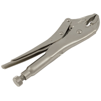 Locking Pliers, 7" Length, Curved Jaw NJH857 | Stor-it Systems