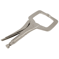 Locking Clamp Pliers with Swivel Pads, 11" Length, C-Clamp NJH860 | Stor-it Systems