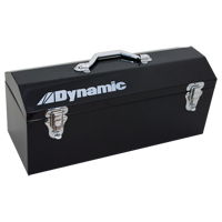 Hip Roof Tool Box, 7" D x 19" W x 7-1/2" H, Black Stor-it Systems