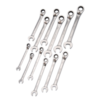 Reversible Wrench Set, Combination, 12 Pieces, Metric NJI103 | Stor-it Systems
