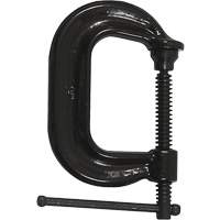 Regular-Duty Deep Throat C-Clamp, 2" (51 mm) Capacity, 2-1/8" (54 mm) Throat Depth Stor-it Systems