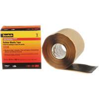 Ruban de mastic de caoutchouc 2228 Scotch, 50,8 mm (2") x 3 m (10'), Noir Stor-it Systems