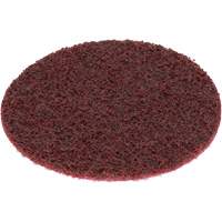 Disque de conditionnement de surface SC- DH Scotch-Brite, 4" dia., Grain Moyen, Oxyde d'aluminium Stor-it Systems