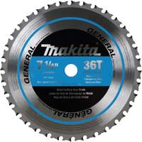 CERMET Tipped Saw Blade, 7-1/4", 36 Teeth, Metal Use Stor-it Systems