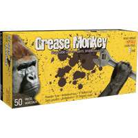 Gants Grease Monkey, Grand, Nitrile, 8 mils, Sans poudre, Noir Stor-it Systems