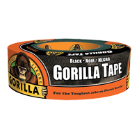 Duct Tape, 17 mils, Black, 48 mm (2") x 27.43 m (90') AG948 | Stor-it Systems