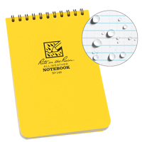 Pocket Top-Spiral Notebook, Soft Cover, Yellow, 100 Pages, 4" W x 6" L Stor-it Systems
