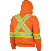 338SF Flame-Resistant Zip Style Hoodie, Men's, X-Large, High Visibility Orange, 22 cal/cm² Stor-it Systems