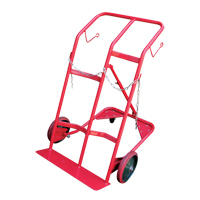 Cylinder Cart, Mold-on Rubber Wheels, 25-1/2"W x 7"L Base, 350 lbs. NKH897 | Stor-it Systems