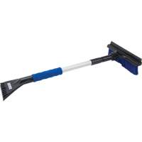 Snow Brush, Telescopic, Polypropylene Blade, 32-1/2" Long, Blue NM980 | Stor-it Systems