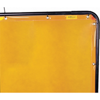 Lavashield™ Curtain, 68.5" x 68.5", High Transparency, Yellow NT826 | Stor-it Systems