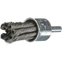 Knot Wire End Brush, 1" Dia., 0.02" Wire Dia., 1/4" Shank BX358 | Stor-it Systems