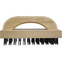 Brosses bloc de boucher &agrave; fils plats, Fil en acier plat, 8 x 12 rangs de fils, Longueur 9" Stor-it Systems