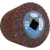 Pro-Line Surface Conditioning Drum, 4" Dia. x 4" W, 3/4" Arbor, Medium Grit, Aluminum Oxide Stor-it Systems