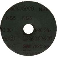 Disque en fibre 782C, Grain de c&eacute;ramique, 36+, 5" Dia x 7/8" Arbre Stor-it Systems
