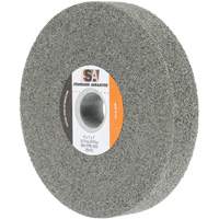 Meule &agrave; usage g&eacute;n&eacute;ral Standard Abrasives, 6" x 1", Arbre de 1", Carbure de silicium Stor-it Systems