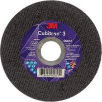 Meule &agrave; tronçonner Cubitron 3, 4-1/2" x 0,04", Arbre de 7/8", Type T1, C&eacute;ramique, 13 300 Tr/min Stor-it Systems