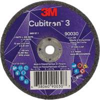 Meule &agrave; tronçonner Cubitron 3, 3" x 0,035", Arbre de 1/4", Type T1, C&eacute;ramique, 21000 Tr/min Stor-it Systems