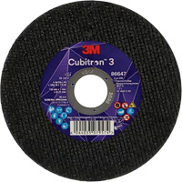 Disque de coupe Cubitron 3, 5" x 9/32", Arbre de 3/8", Type 41 Stor-it Systems