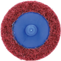 Bear-Tex Vortex Rapid Prep Non-Woven Quick-Change Disc, 2" Dia., Medium Grit, Aluminum Oxide Stor-it Systems