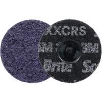 Meule robuste pour le conditionnement de pr&eacute;cision des surfaces Scotch-Brite Roloc, HD-DR, 3" dia., Grain 60+, C&eacute;ramique Stor-it Systems