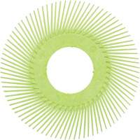 Scotch-Brite Type A Precision Radial Bristle Brush PN-RB without Adapter, Ceramic, 50+ Grit, 6" Dia. Stor-it Systems