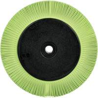 Scotch-Brite Type S Precision Radial Bristle Brush PN-RB with Flange, Ceramic, 50+ Grit, 8" Dia. Stor-it Systems