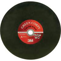 Disque &agrave; tronçonner Green Corps, 13-9/10" x 0,118", Arbre de 1", C&eacute;ramique, 20 000 Tr/min Stor-it Systems