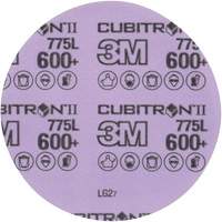 Cubitron II Hookit Film Disc, 5" Dia., 600+ Grit, Ceramic, 3 mil Stor-it Systems