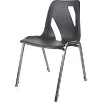 Stacking Chair, Vinyl, 31" High, 275 lbs. Capacity, Black OA275 | Stor-it Systems