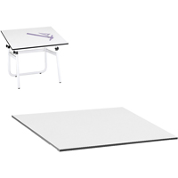 Table Top for Vista Adjustable Drawing Table, 48" W x 3/4" H, White OA910 | Stor-it Systems