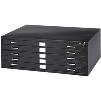 Steel Plan Files, 5 Drawers, 40-3/8" W x 29-3/8" D x 16-1/2" H OB144 | Stor-it Systems