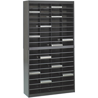 Heavy-duty Literature Organizers, Stationary, 72 Slots, Steel, 37-1/2" W x 12-3/4" D x 71" H Stor-it Systems
