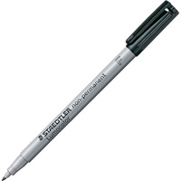 Lumocolor&reg; Non Permanent Fine Tip Black Marker Stor-it Systems