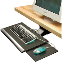 Heavy-Duty Articulating Keyboard Trays With Mouse Platform OB539 | Stor-it Systems