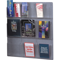 Literature Displays, Wall Mount, 6 Slots, Plastic, 30" W x 34-3/4" D x 34-3/4" H OD303 | Stor-it Systems